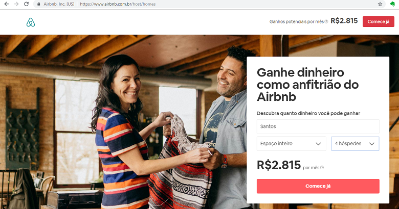 airbnb - Os 8 Melhores Aplicativos que podem te gerar Renda Extra